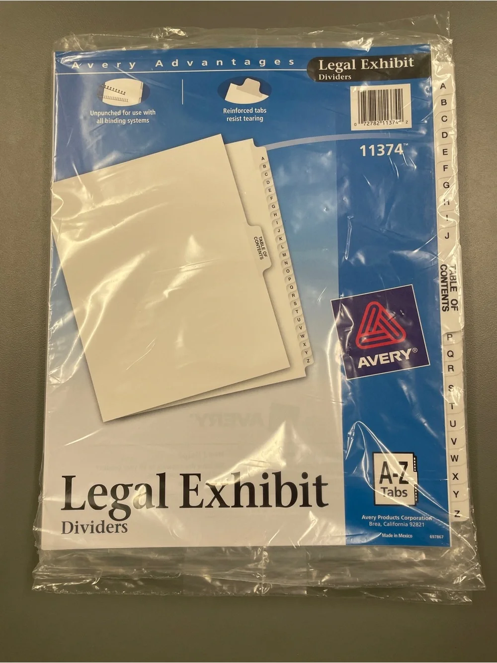 Avery Legal Exhibit Dividers - 5 Pack Bundle!